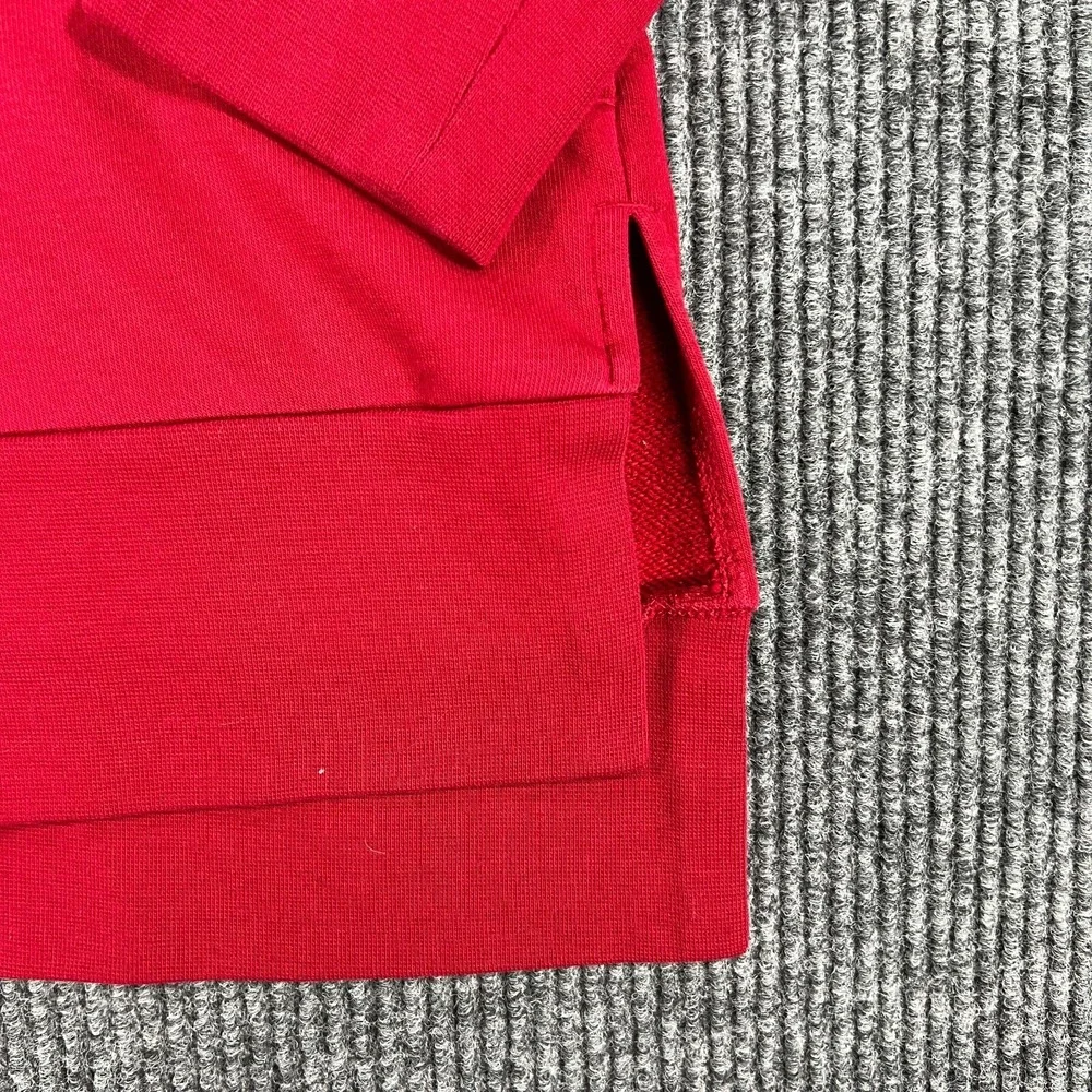 Nike Hoodie Sweatshirt Womens Small Red Long Sleeve Dri-Fit‎ Active Casual